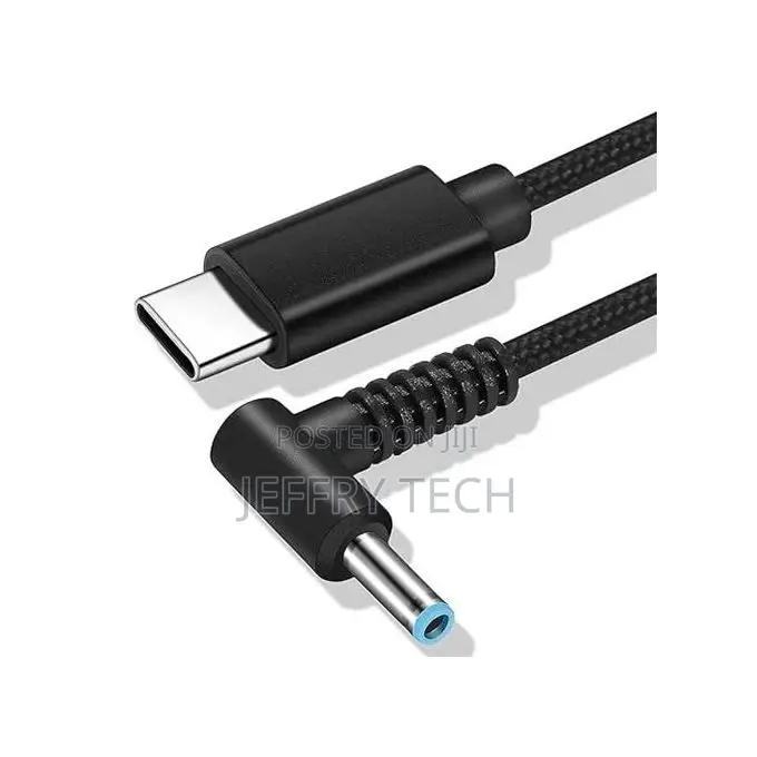 Hp PD 65W Usb-C 18.5-20v Laptop Cable Small Blue Pin
