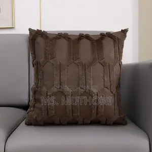 Soft Solid Fluffy Cushion Cover