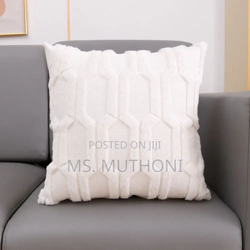 Soft Solid Fluffy Cushion Cover