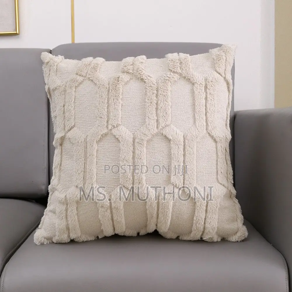 Soft Solid Fluffy Cushion Cover