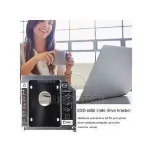 Second Hard Disk Drive Adapter/Caddy for HDD, SSD 2.5 Inches