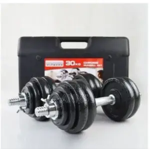 30kgs Chrome/ York Iron Cast Dumbells