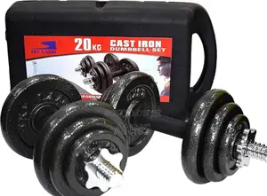 20kgs Iron Cast Chrome Dumbells