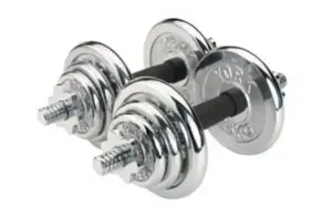 10kgs Chrome Dumbells Set