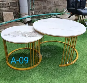 New Model Luxury Pure Ceramic Marble Nesting Coffee Tables