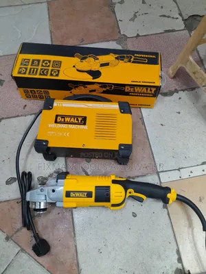 Dewalt Welding Combo Grinder 9" and Welding 500 Amp + Free Disc Rods