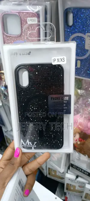 Magsafe Glitter Shockproof Case for iPhone X/Xs-Black