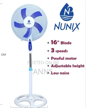 Nunix 16" 3 Speed Standing Fan
