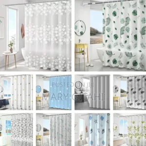 Shower Curtain 
Material;EVA (Pvc Water Proof)