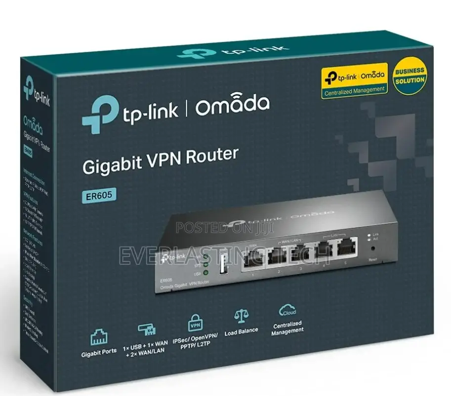 Tp-Link Er605 Omada Gigabit VPN Router/Load Balancer