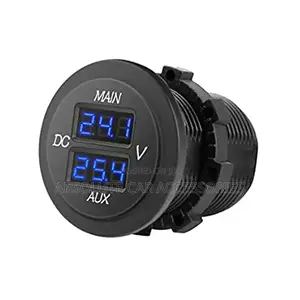 Round Dual Voltage Display