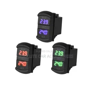 Square Dual Voltage Display