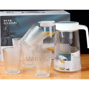 Heat Resistant Glass Cold Water Kettle **