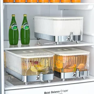 *Glass Beverage Dispenser With Clamp Lid