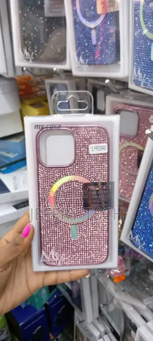 iPhone 13 Pro Max Magsafe Glitter Case, Luxury -Pink