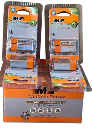 MP 9V Multiple Power Long Lasting Rechargeable Battery