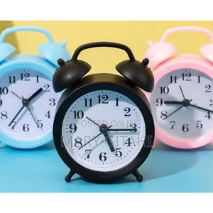 Alarm Clock With Large Analog Battery Operated Clock at