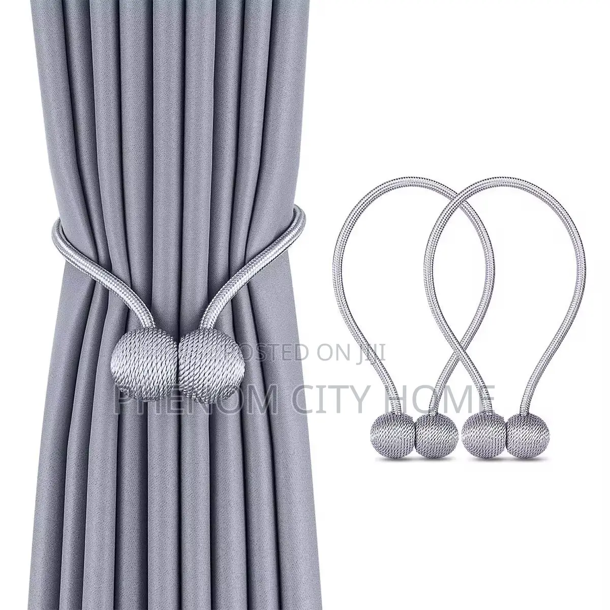 Gold Magnetic Curtain Holders Available