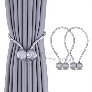 Gold Magnetic Curtain Holders Available