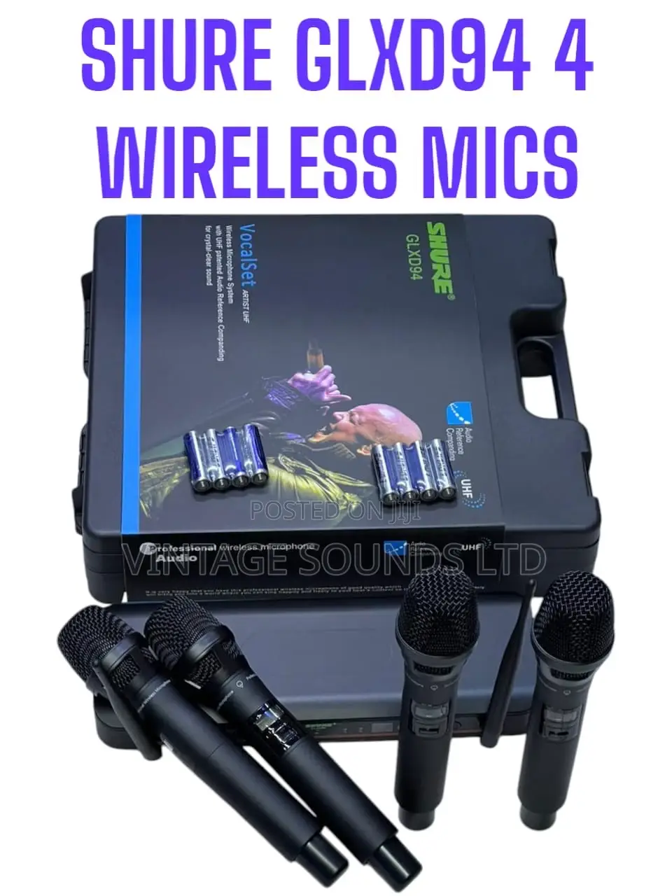 Shure Glxd94 Digital 4pcs Wireless Microphone System