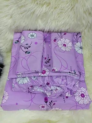 Patterned 5pc Mattress Cover Set