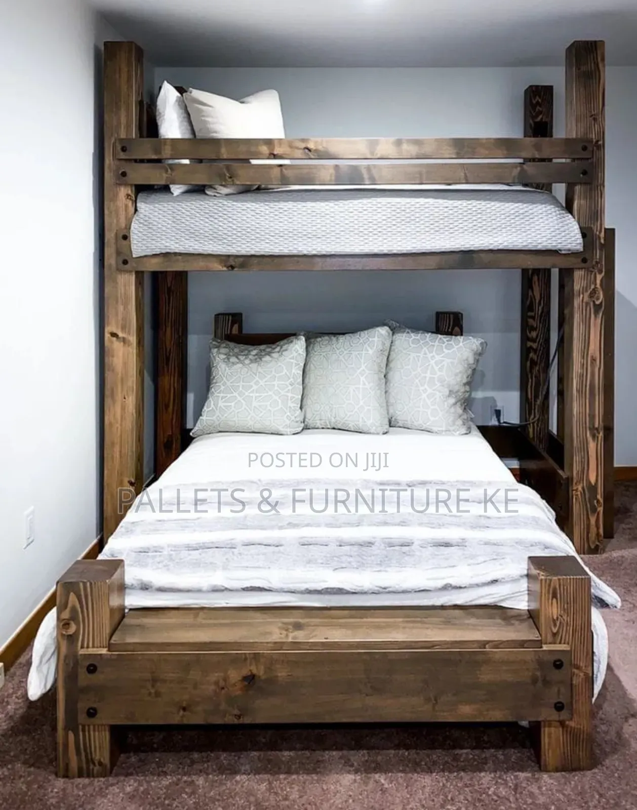 Pine Bunk Bed 🛏