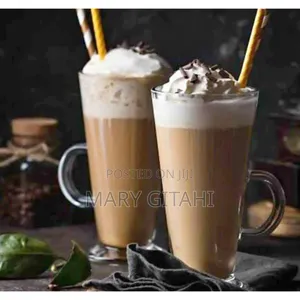 Thickened Glass Transparent Latte Glass Cup 270ml at 