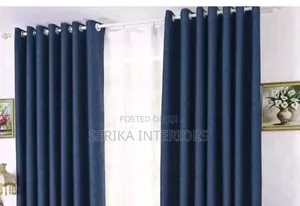 Curtains Dark Blue Heavy