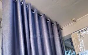 Plain Grey Curtains Dark Grey