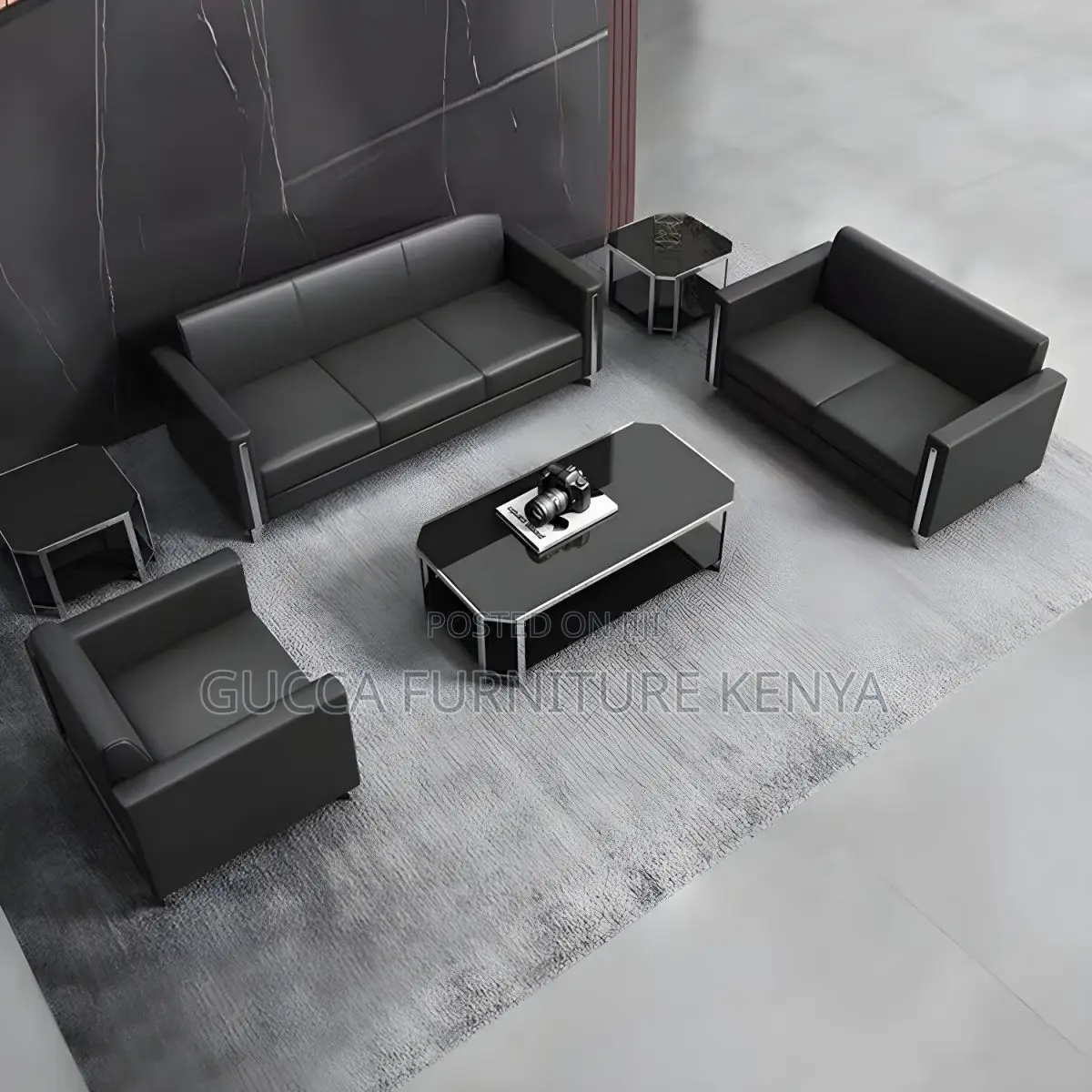 Sofas:5-Seater Modular Reception Office Sofa Loveseats