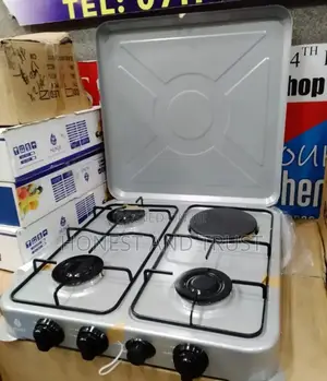 Nunix 3 + 1 Table Top Gas Cooker Lt04 02