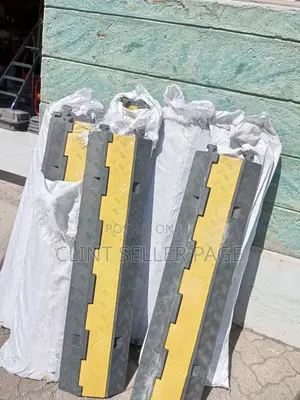 Two Channel Cable Rubber Protector/ Track Safe.