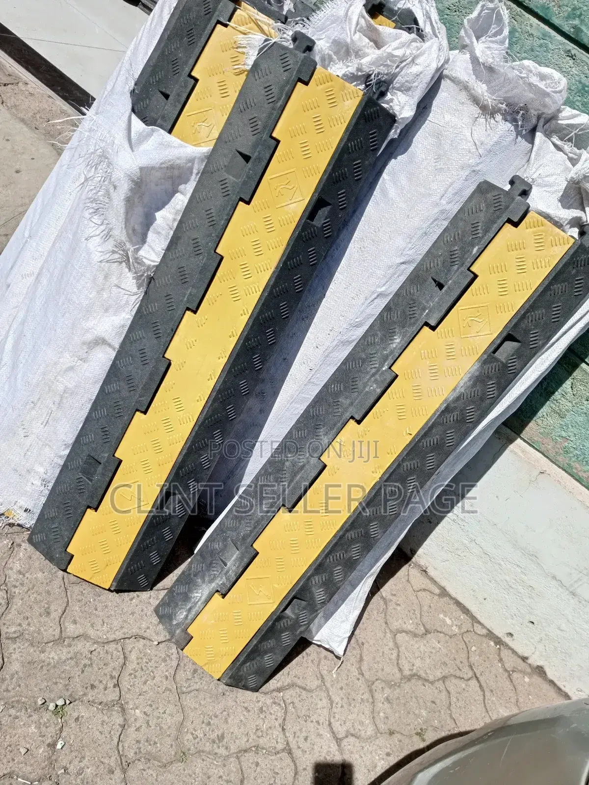Two Channel Cable Rubber Protector/ Track Safe.