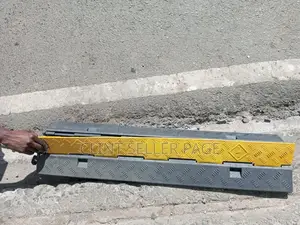 Two Channel Rubber Cable Protector/ Protecti Flex.