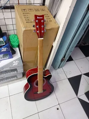 Curved Red Wine Guitar