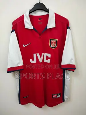 Nike Arsenal JVC Retro Jersey 1998/99 Home Kit