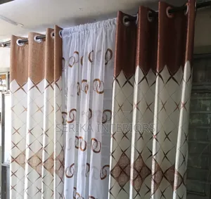 Brown Star Curtains Curtains