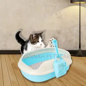 Cat Toilet Bedpan Litter Box Tray (40cm*29cm*13.5cm)