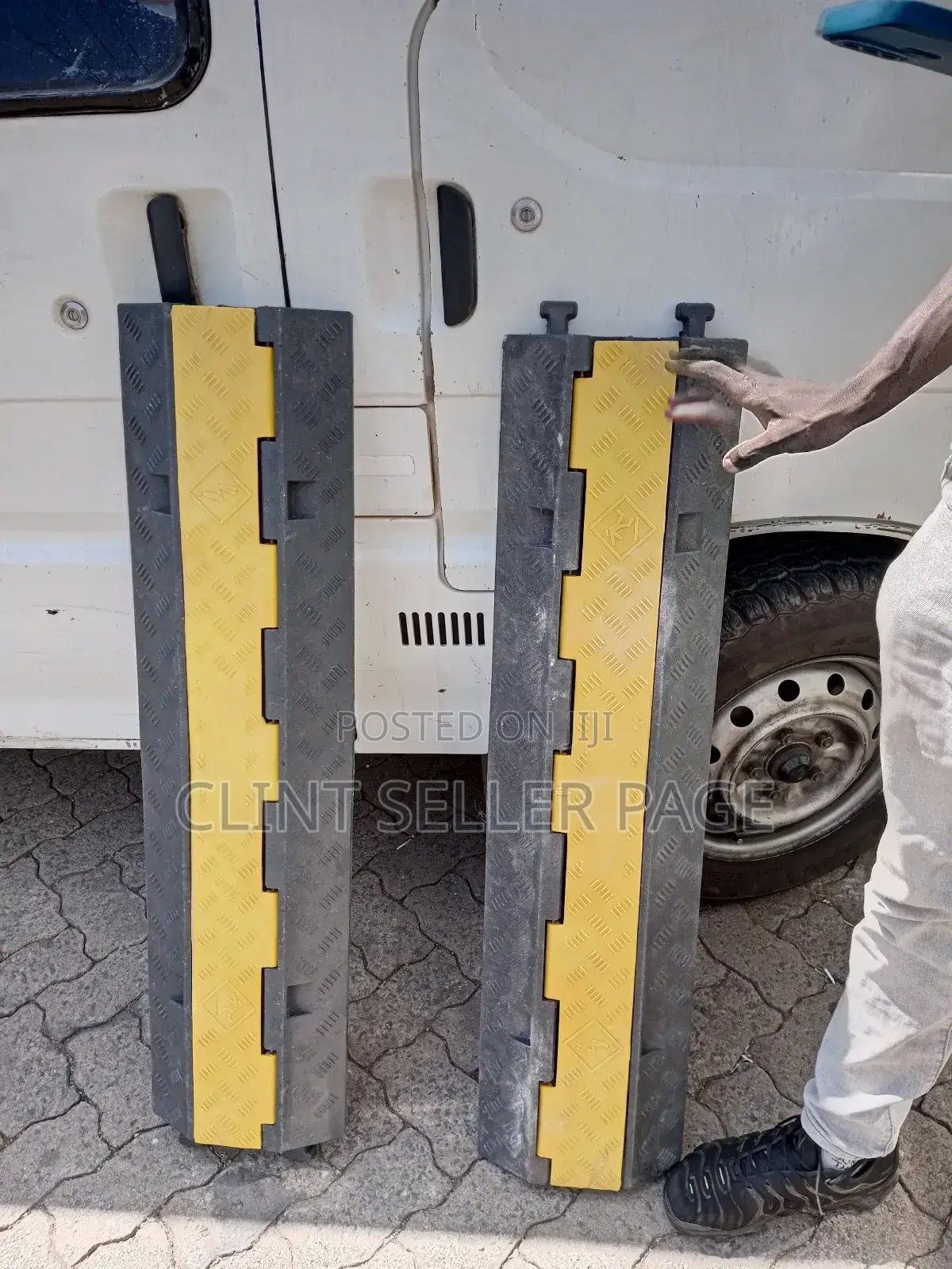 2 Channel Rubber Cable Protector/ Track Armor.