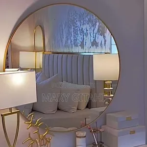 Contemporary Round Mirror for Bathroom Vanity,£