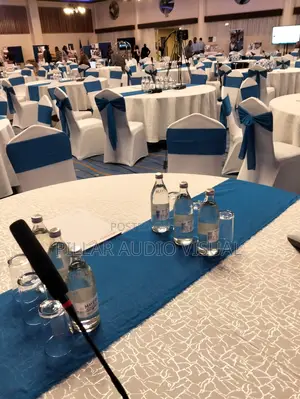 We Have All Types of Microphones for Hire, Tables Seats To