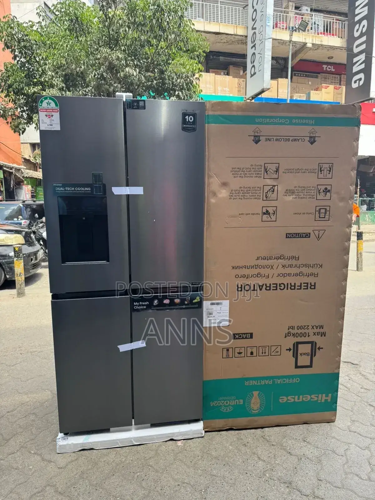 Hisense 483litres 4 Doors Model. 470DRZ Refrigerator