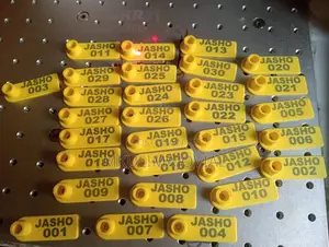 Yellow Customized Sheep/Goat Ear Tags