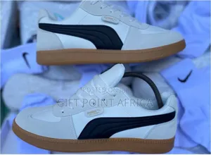 White Puma Suede Sneakers for Men