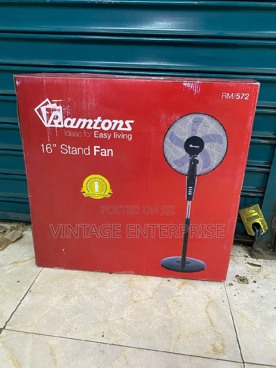 Ramtons Black Econo Standing Fan