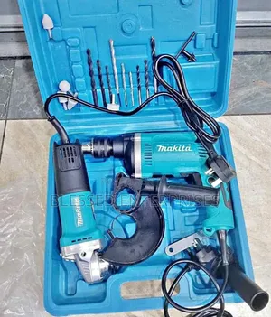 New Makita Drill Set+ Makita Angle Grinder 4 Inches
