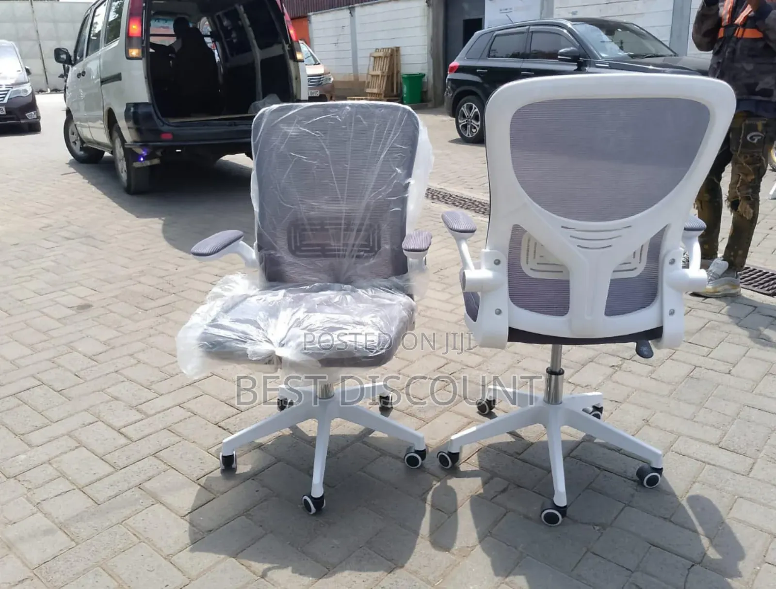 White/Gray Office Chairs