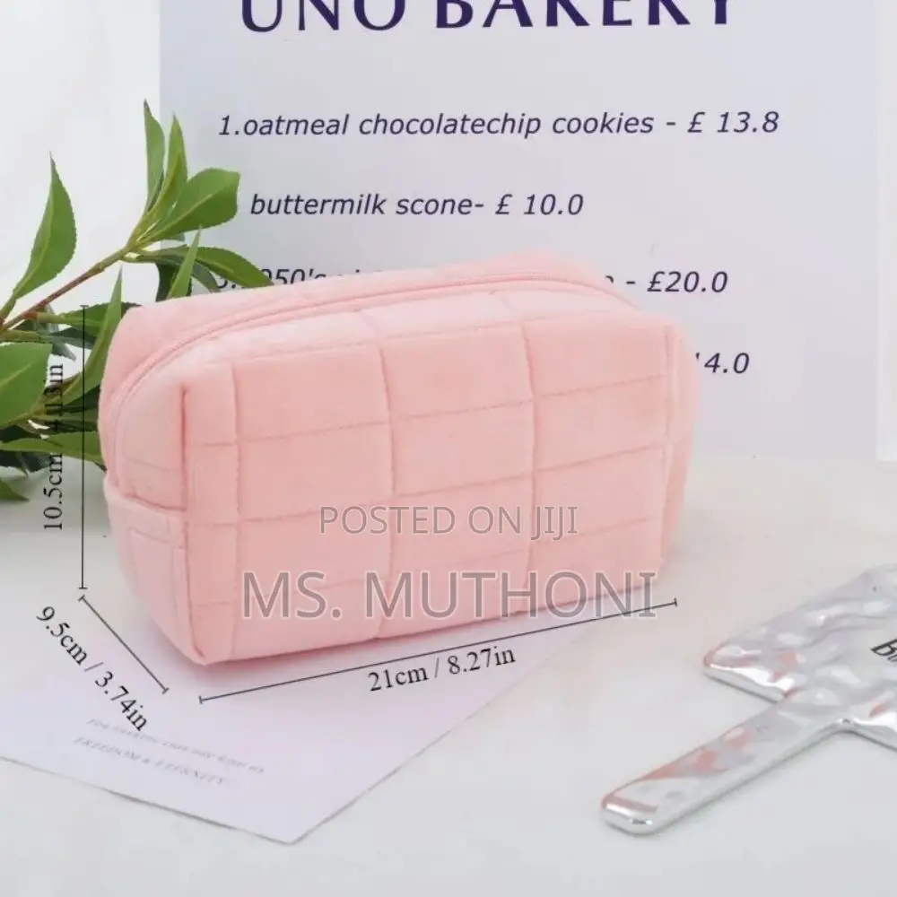 Cute Plush Makeup Bag for Women