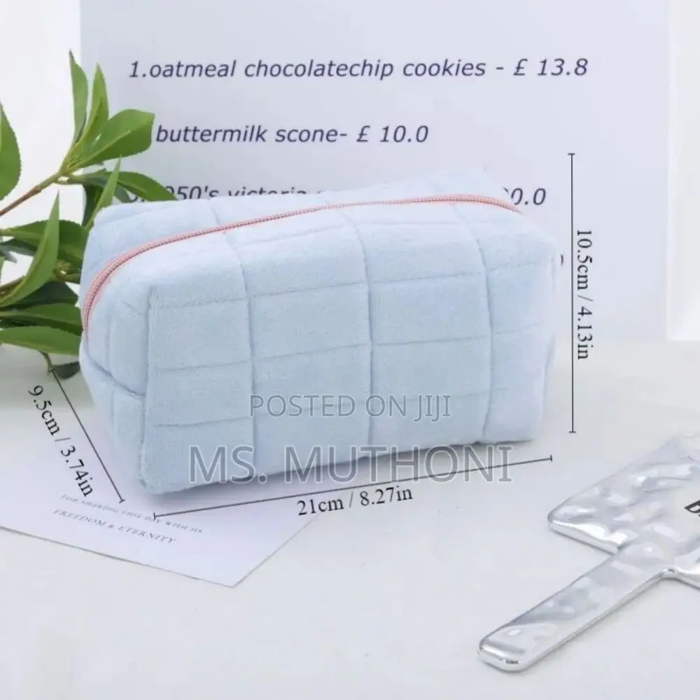 Cute Plush Makeup Bag for Women