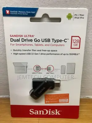 Sandisk Ultra Dual Drive Go USB Type-CTM 128GB^USB Type-C